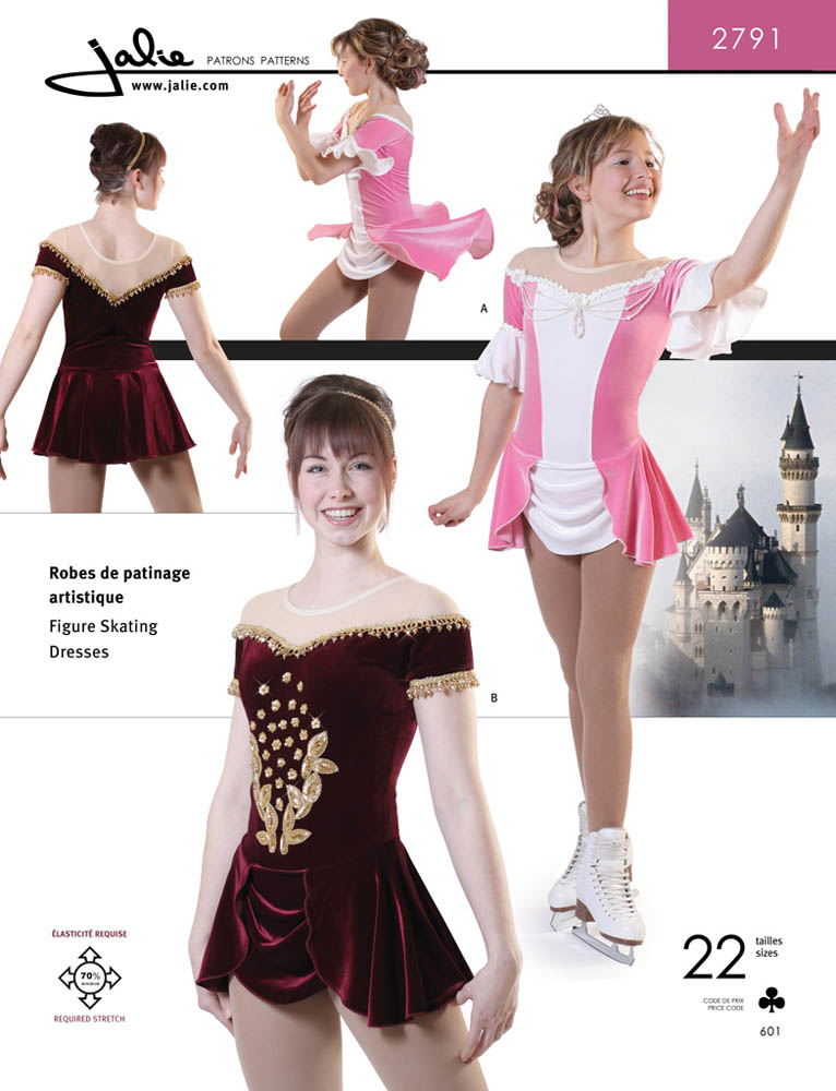 Patrón Jalie 2791 Vestido de patinaje artístico (princesa)