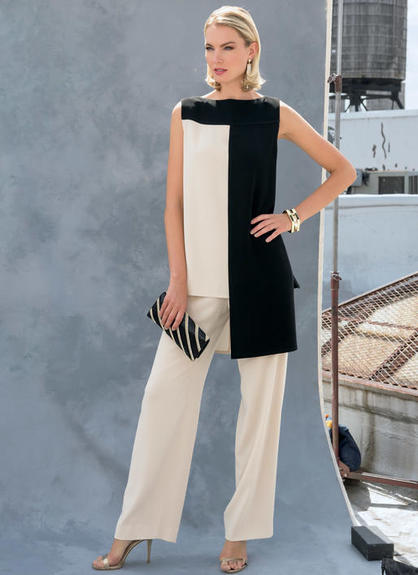 Pantalon tunique hot sale