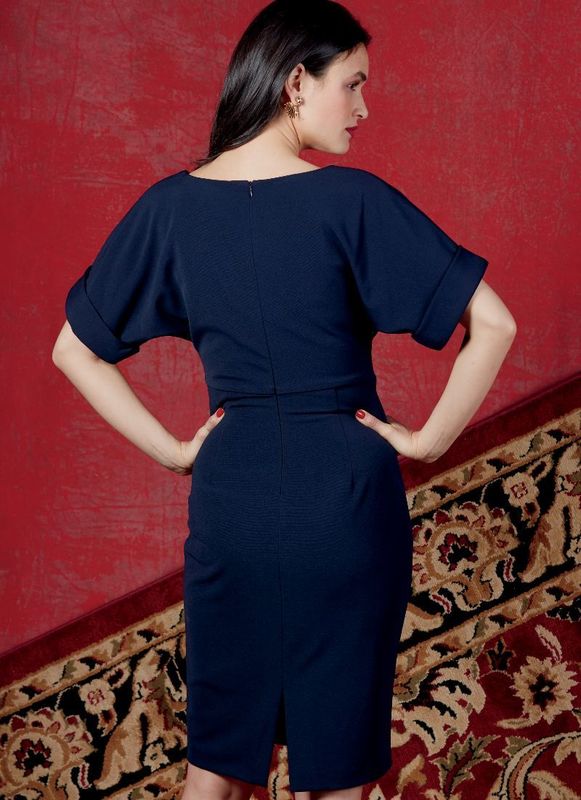 Patron Vogue 1595 Robe femme fourreau manches kimono par Bagdley