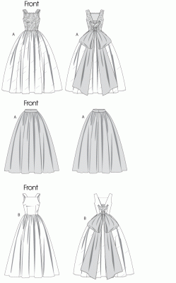 Patron robe deals coupe princesse adulte