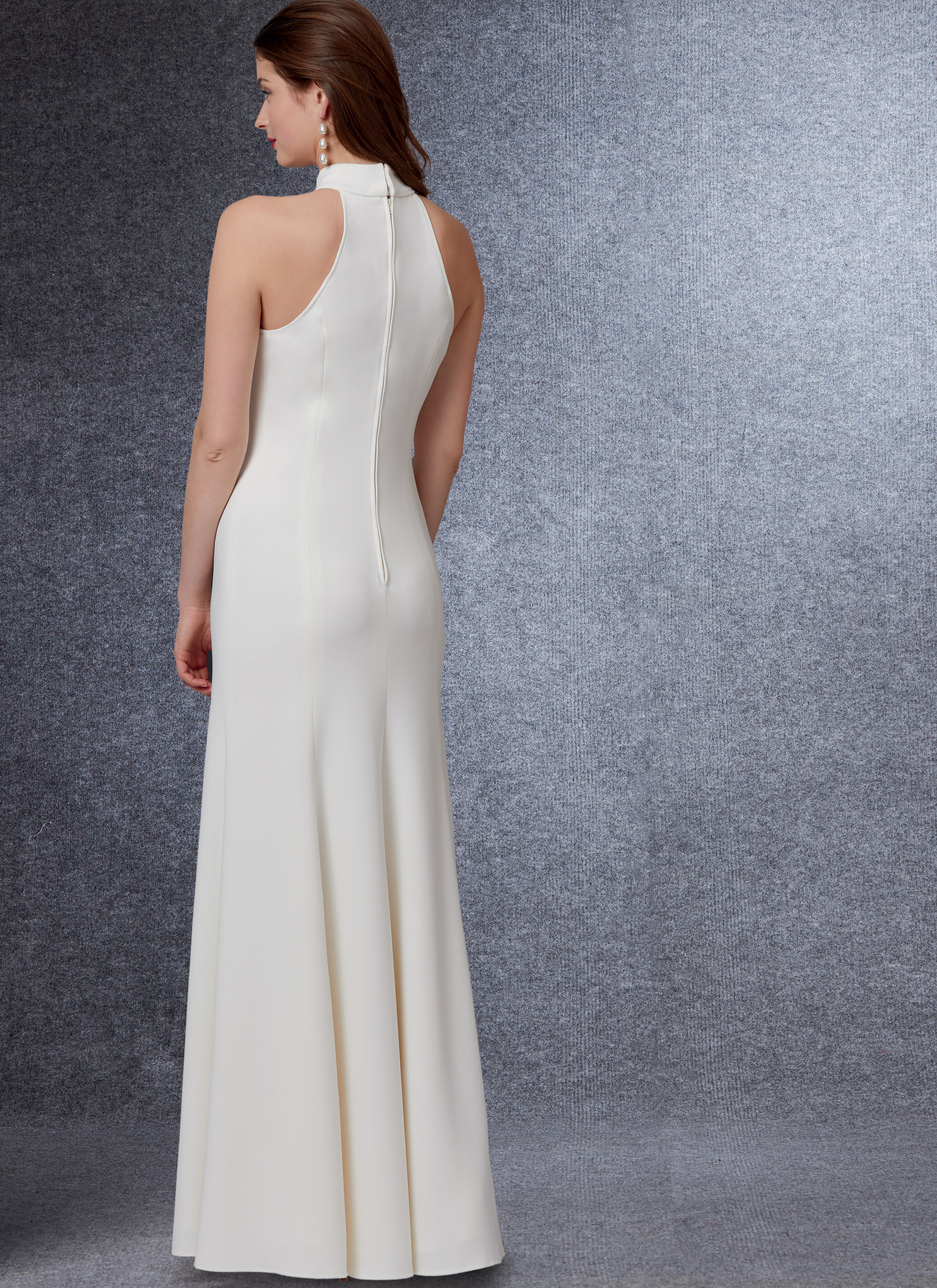 Robe longue emmanchure américaine best sale