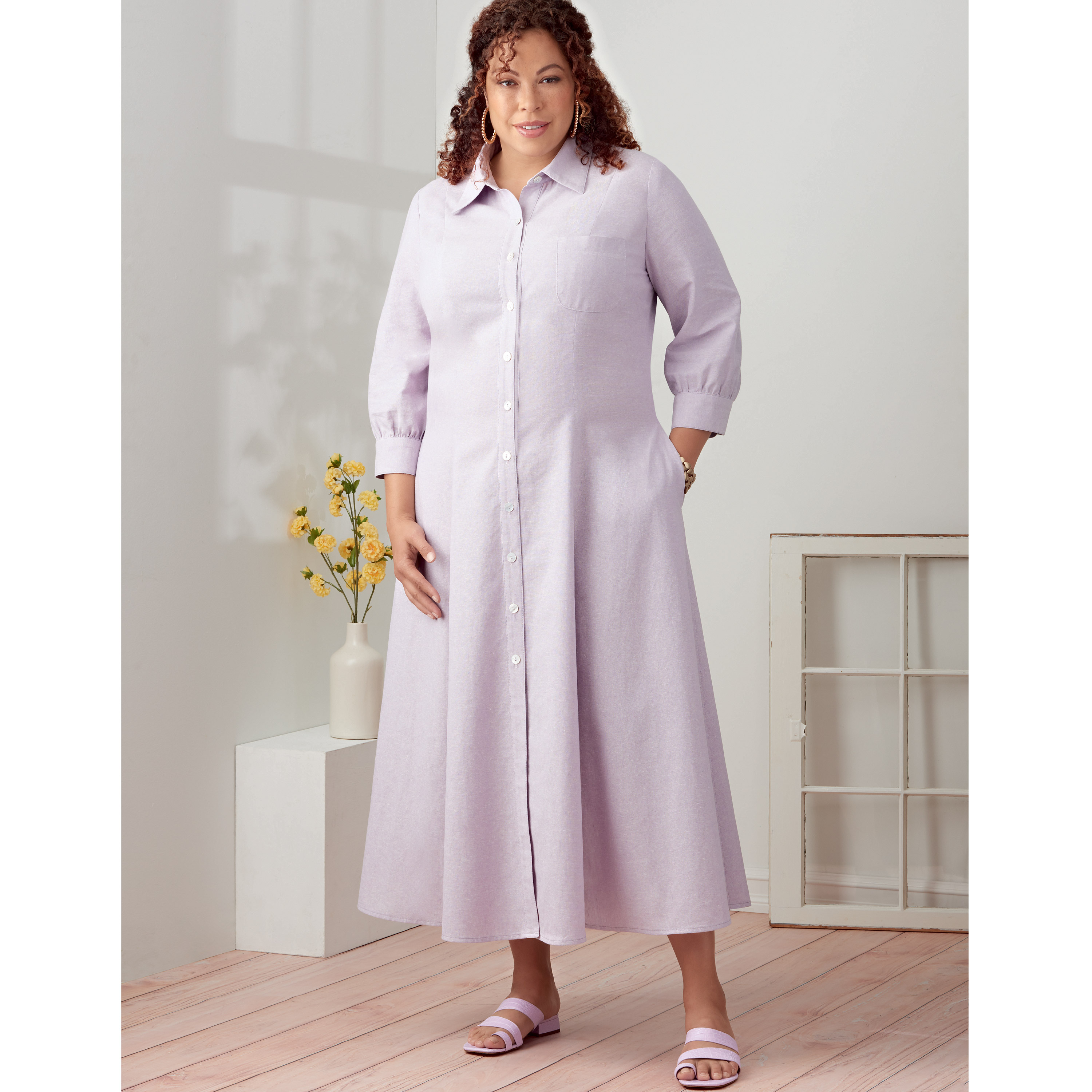 Patron Simplicity 9260 - Robe Chemisier du 38 au 56 (FR)