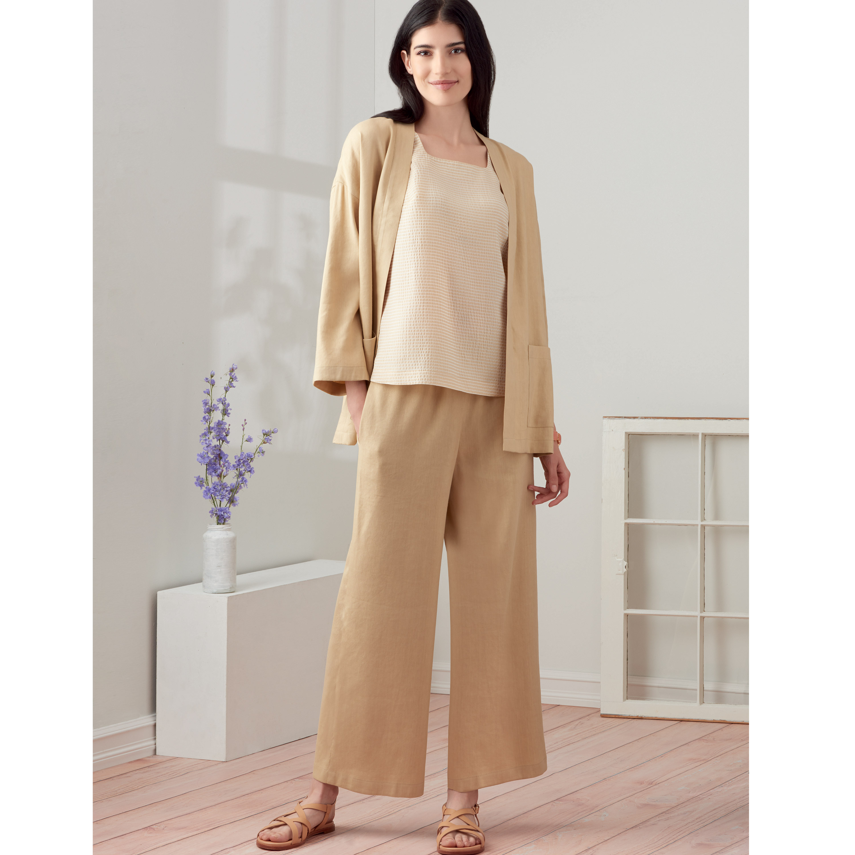 Patron Simplicity 9271 - Ensemble Top, Veste et Pantalon du 36 au 54 (FR)