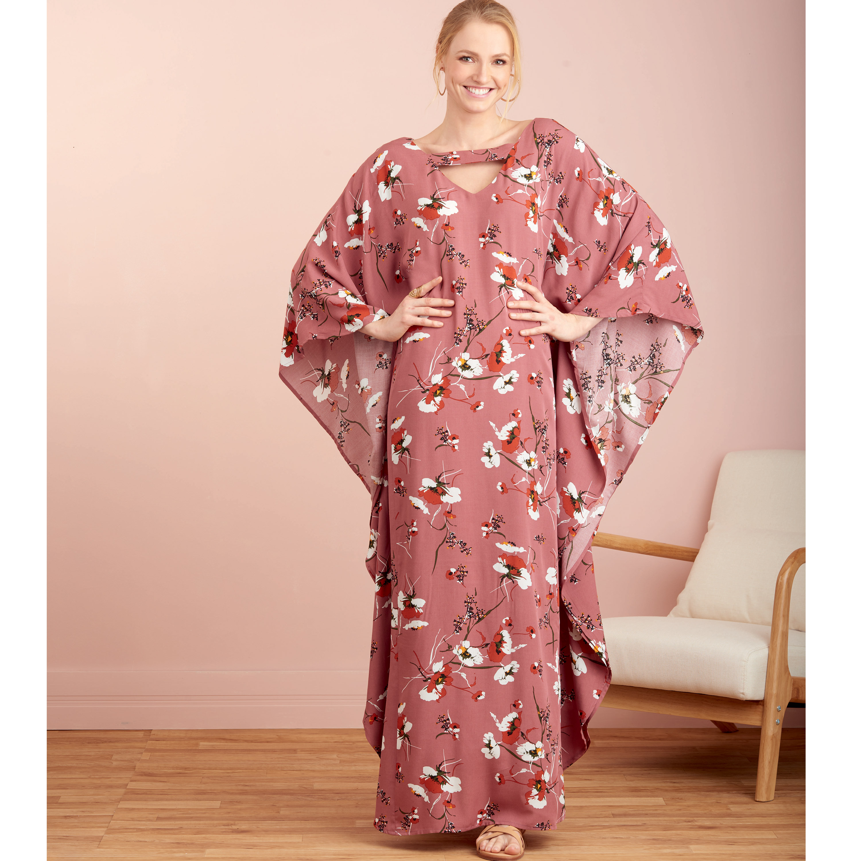 Patron Simplicity 9323 - Robe Femme style Caftan du 34 au 52 (FR)