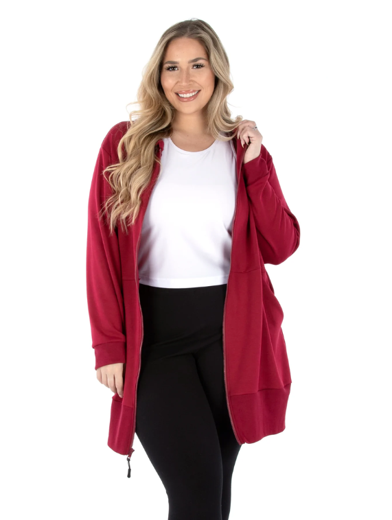 Patron Jalie 4239 DANAELLE- Sweat à capuche zippé