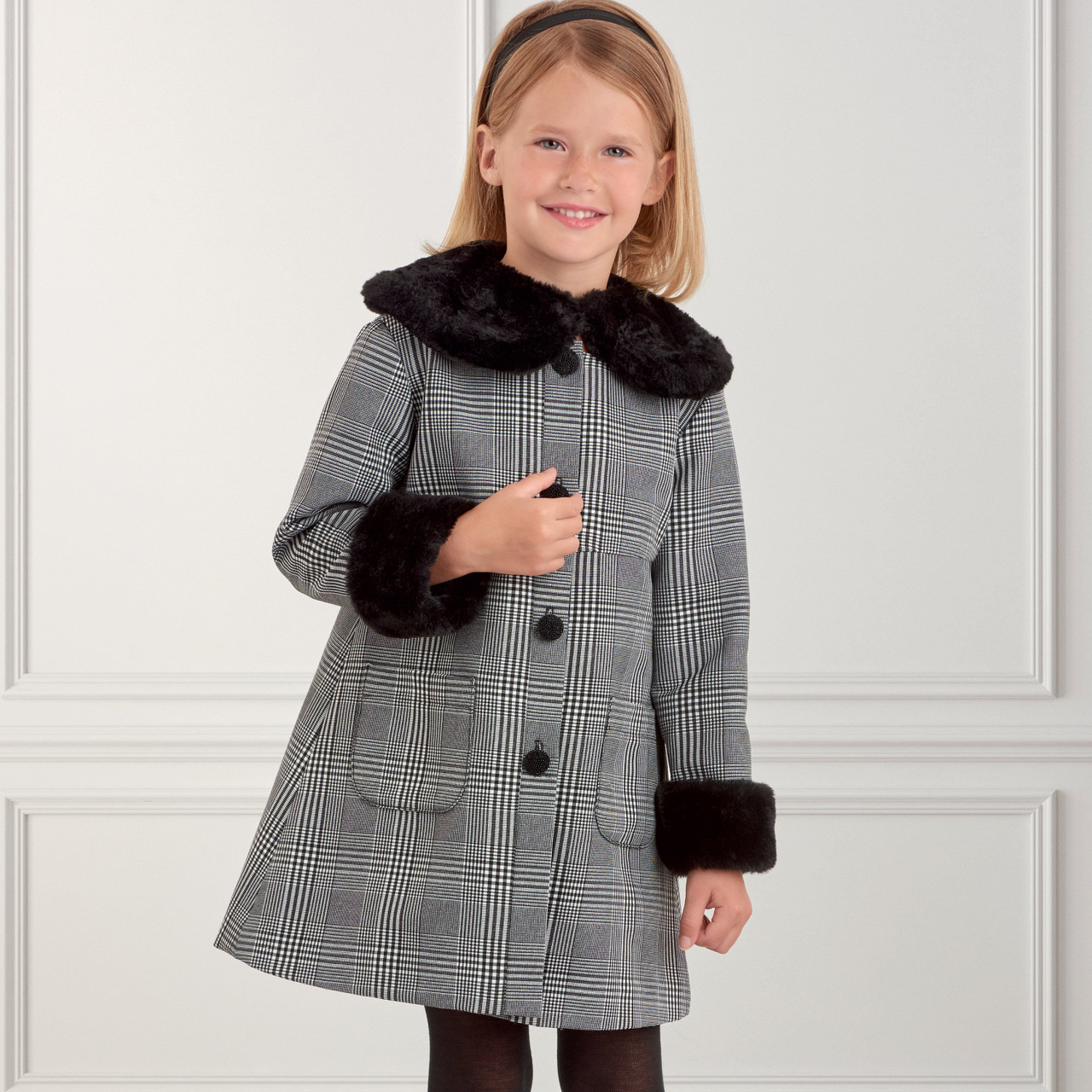 Patron Simplicity 9461 - Manteau pour enfant du 3 au 8 ans