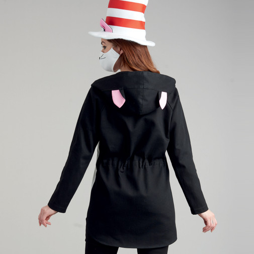 Patron Simplicity 9354 - Costume de veste pour femme avec masques et chapeau du 34 au 52 FR