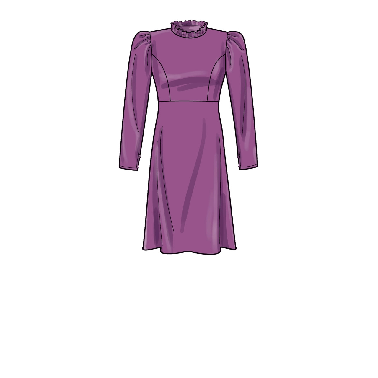 Patron Simplicity 9453 - Robe pour femme du 34 au 52 FR