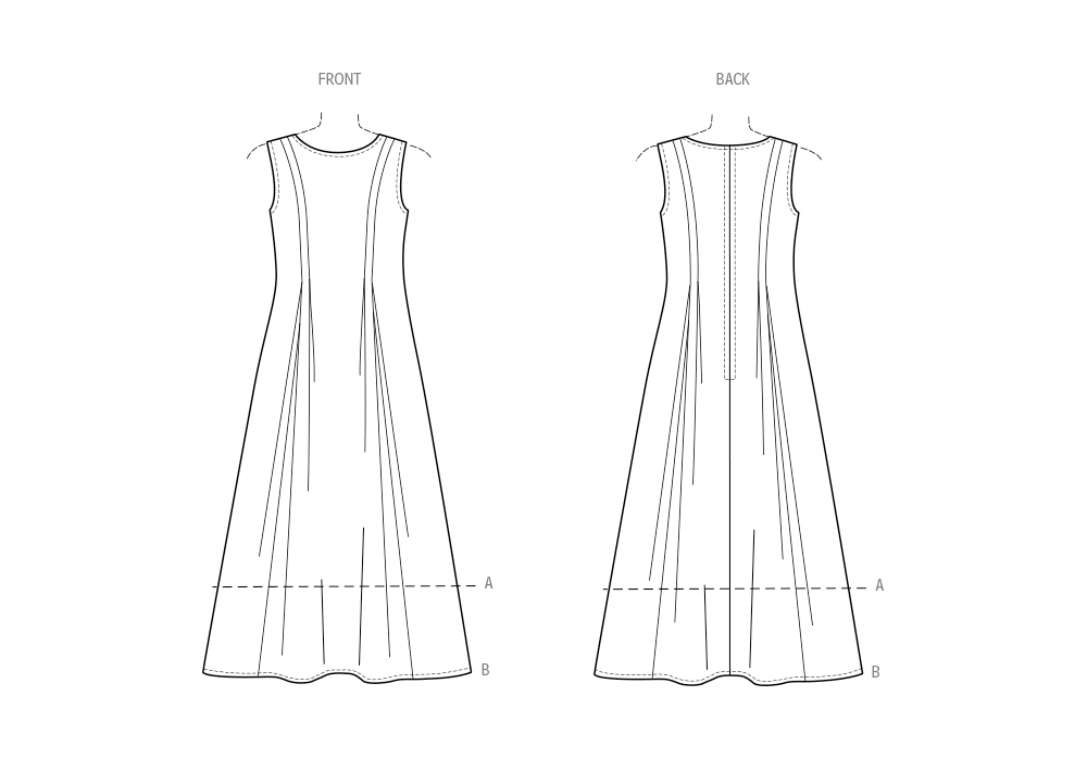 Patron New Look 6778 - Robe en Deux Longueurs pour Jeunes Femmes