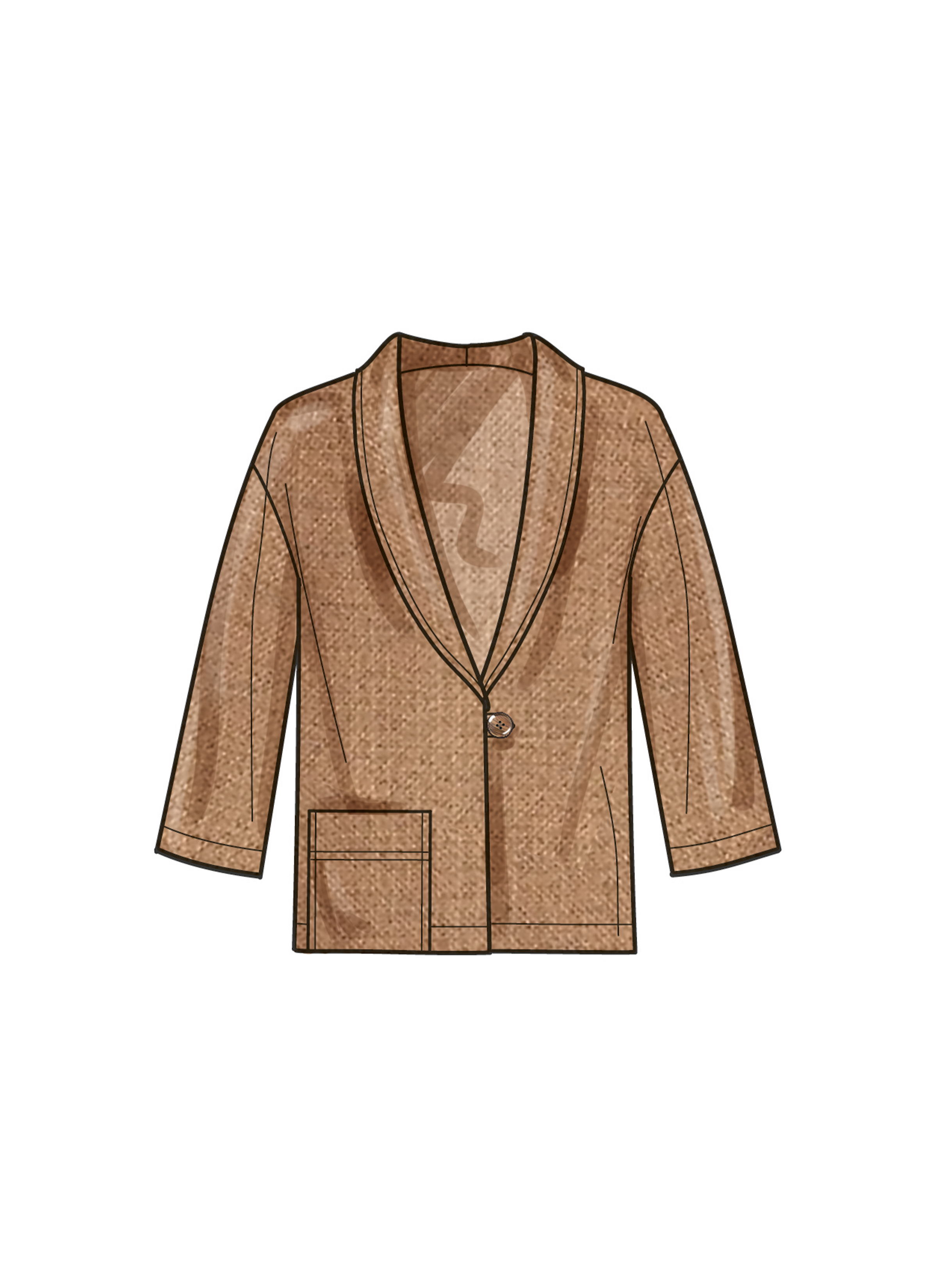 Patron New Look 6780 - Veste, Short et Pantalon pour Jeunes Femmes