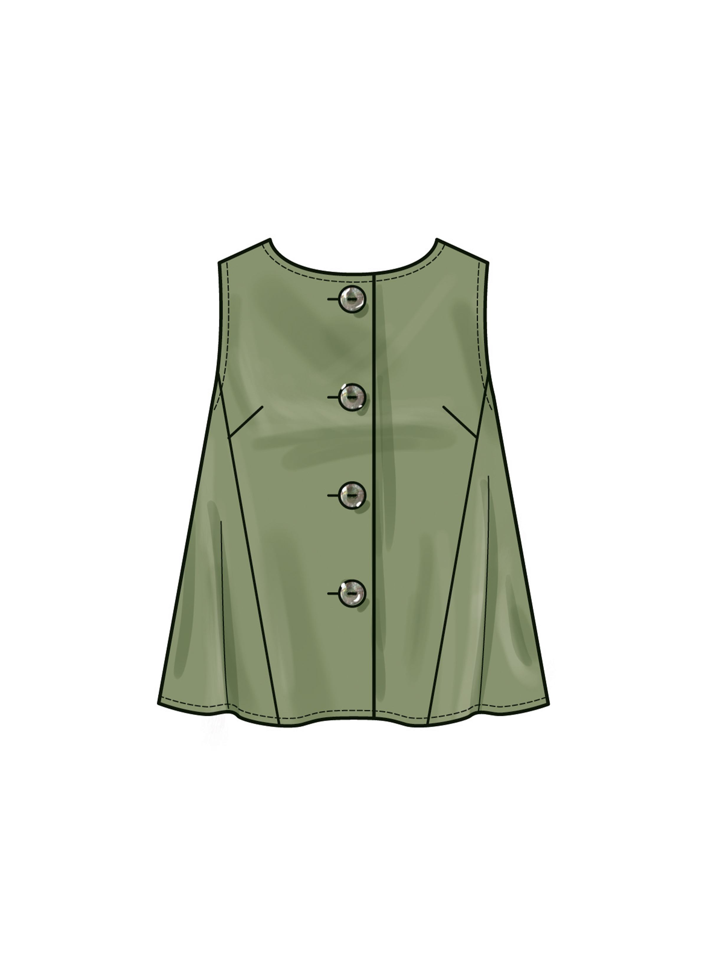 Patron New Look 6781 - Haut et Pantalon pour Jeunes Femmes