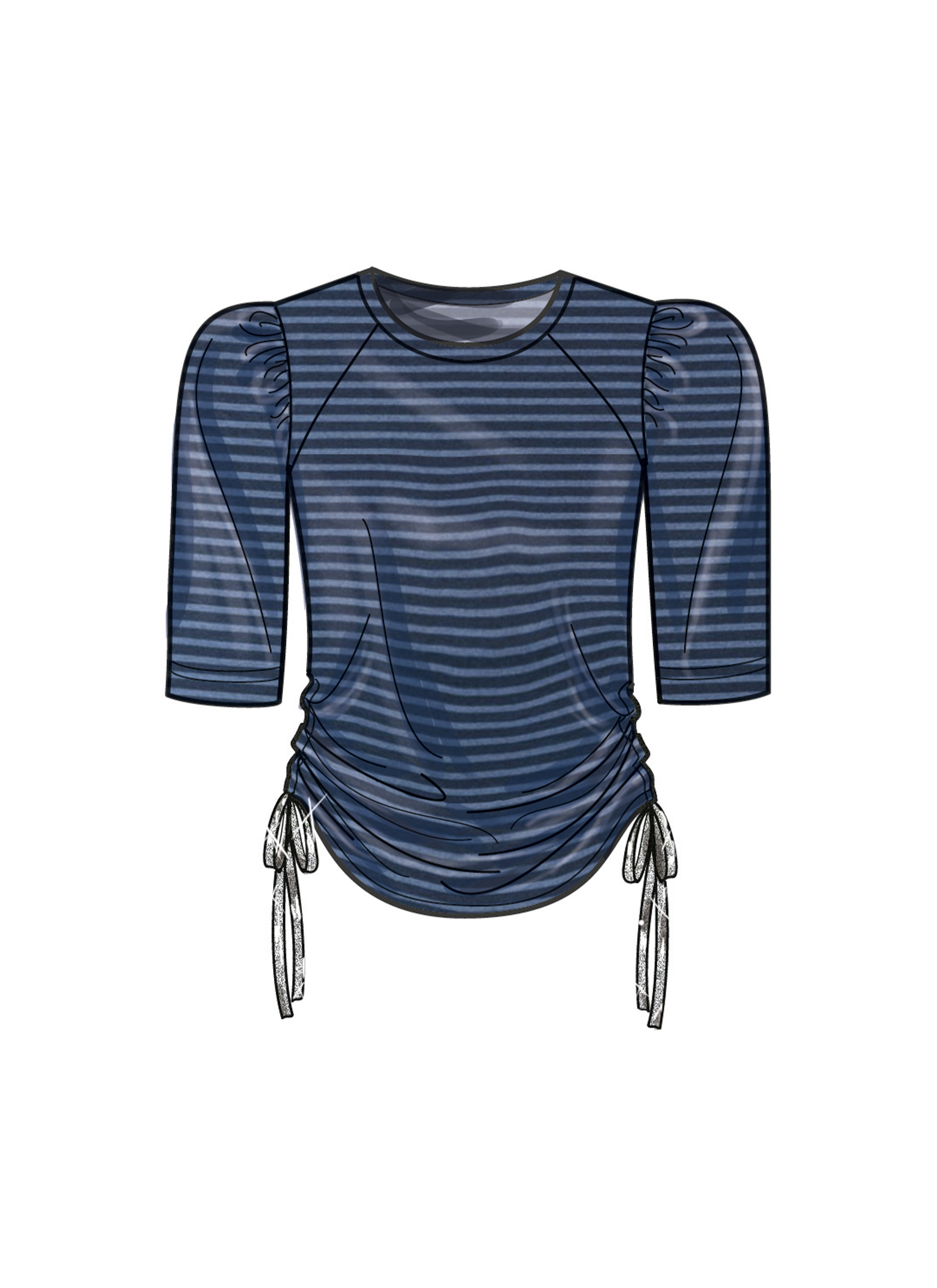 Patron New Look 6782 - Haut et Jupe en Tricot pour Jeunes Femmes