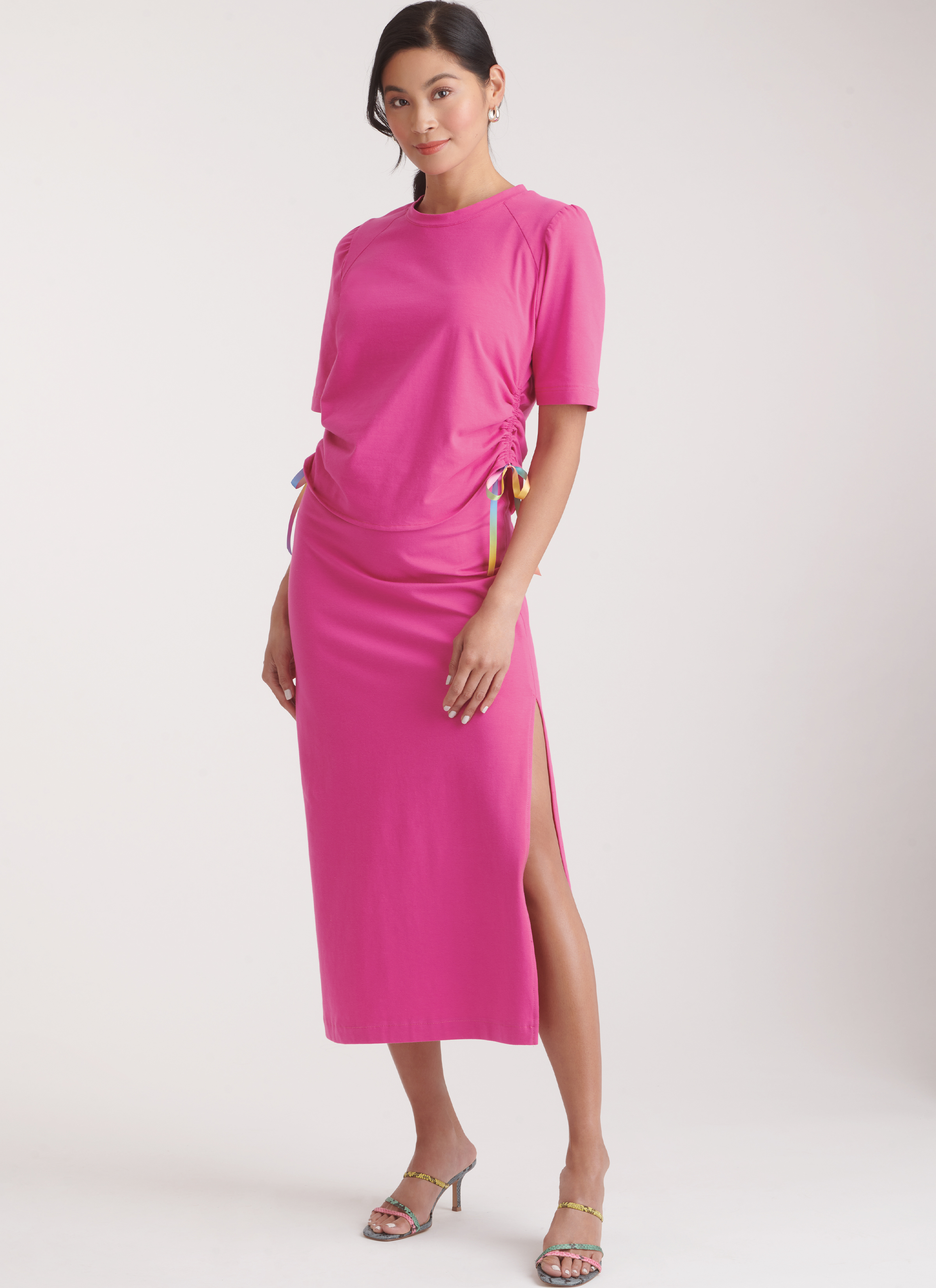 Patron New Look 6782 - Haut et Jupe en Tricot pour Jeunes Femmes