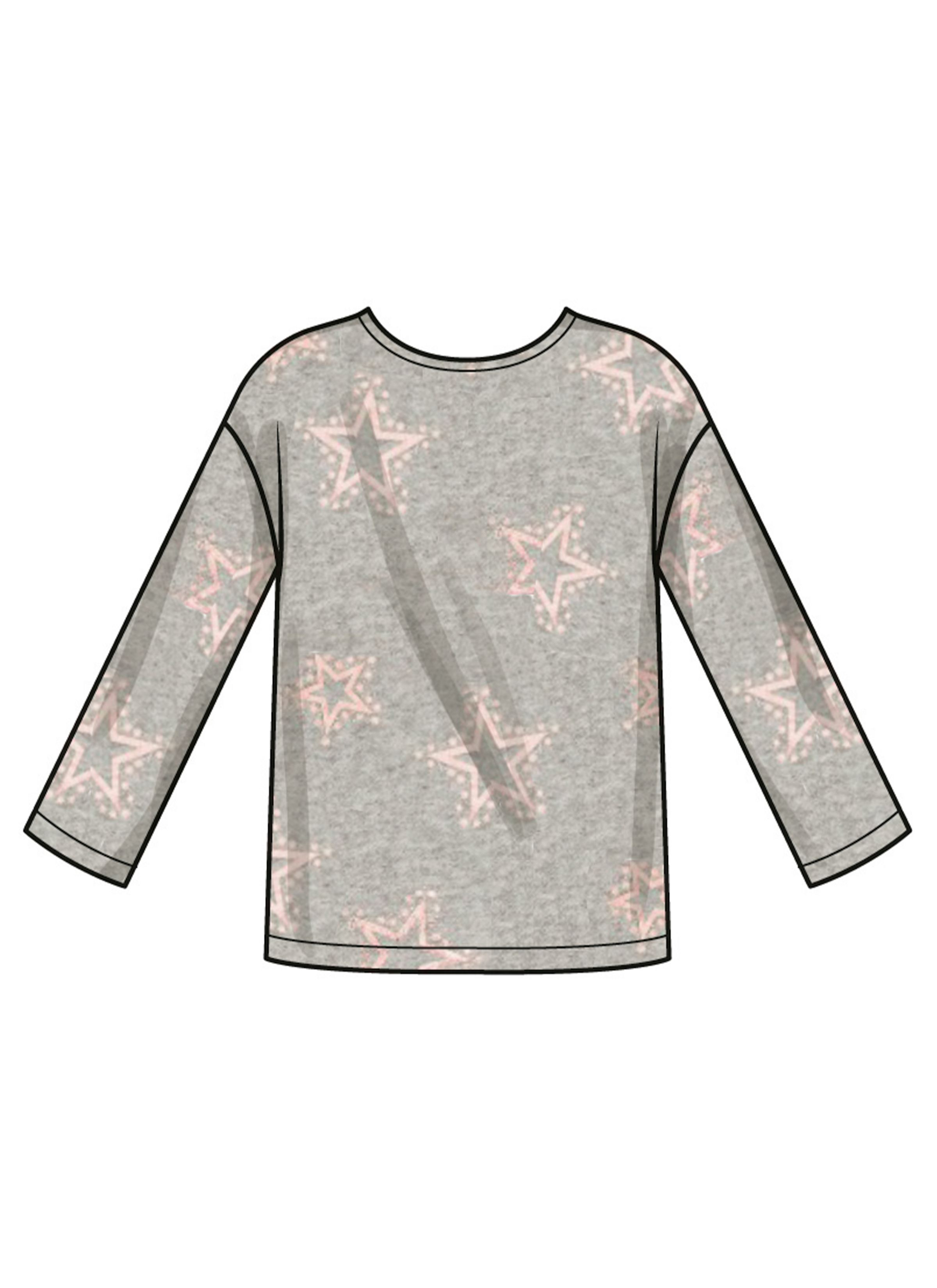 Patron New Look 6814 -  Hauts en maille et pantalon