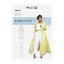 Patron Simplicity 9114 Ensemble femme Veste longue, pantalon & Top par Mimi G. style - du 34 au 52