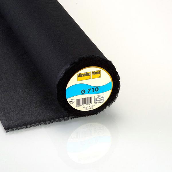 G 710 Entoilage tissé 90 cm x 25 m - noir