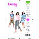 Patron Burda 6111 - Blouses lâches, encolure Carmen du 36 au 46