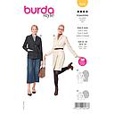 Patron Burda 6078 - Robe blazer et veste – croisée avec revers du 36 au 46