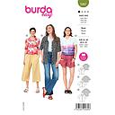 Patron Burda 5997 - Blouse manches raglan Femme du 36 au 46 (FR)