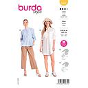 Patron Burda 6001 - Chemisier classique aux détails raffinés du 36 au 46 (FR)