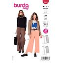 Patron Burda 5969 - Pantalon avec coulisse dos élastique, jambes amples du 36 au 46 (FR)