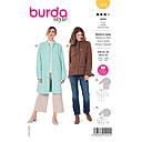 Patron Burda 5974 - Veste & manteau à manches raglan et col droit du 36 au 46 (FR)