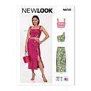 Patron New Look 6741 -  Robe deux pièces du 34 au 46 (FR)