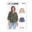 Patron New Look 6743 -  Top avec variantes du 36 au 48 (FR)