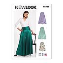 Patron New Look 6744 -  Jupe avec variantes de 38 à 50 (FR)#