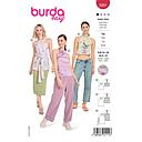 Patron Burda 5891 - Top dos-nu du 34 au 48 (FR)