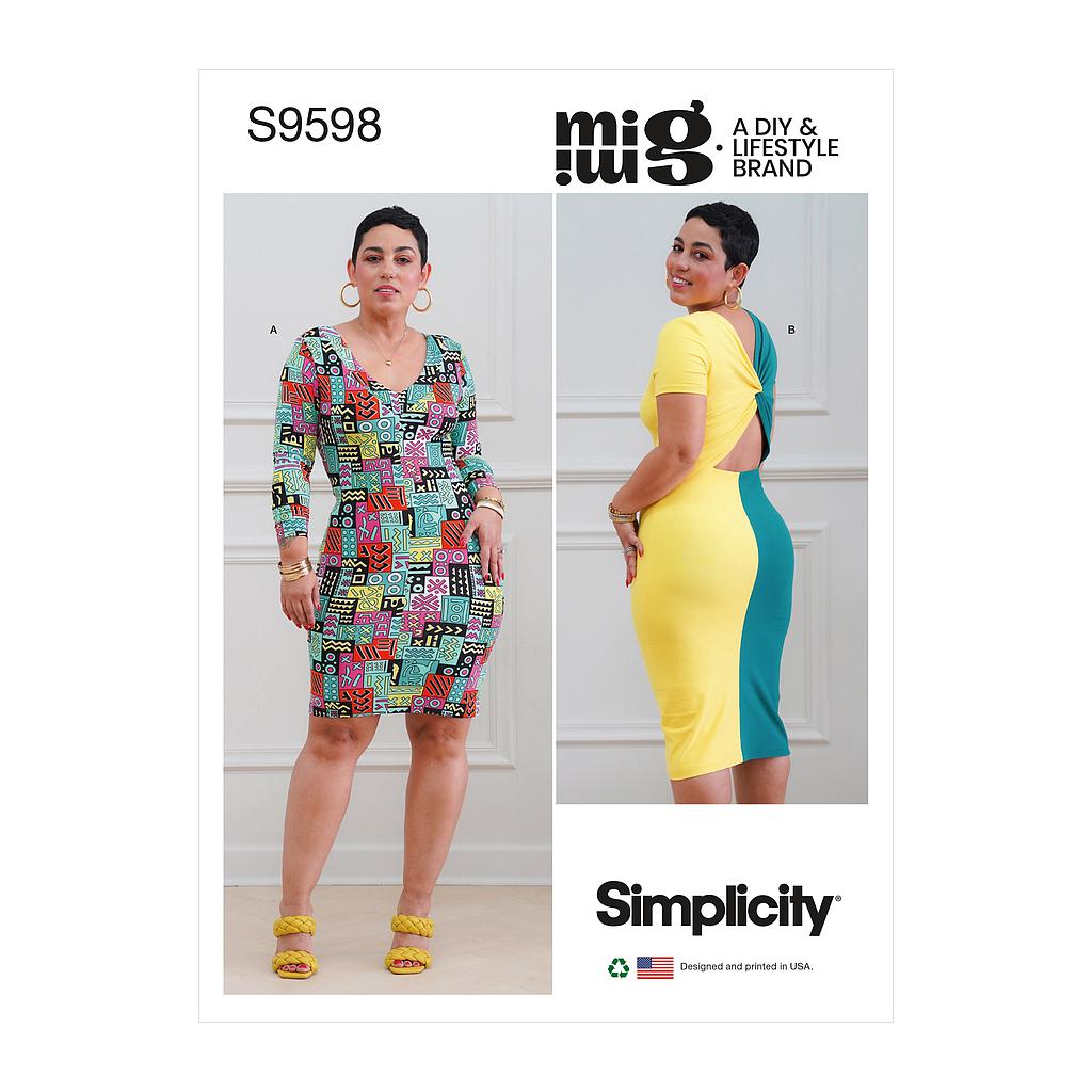 Patron Simplicity 9598 - Robes en tricot pour jeunes filles par Mimi G