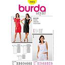 Patron Burda 7972 - Robe du 34 au 48 (FR)