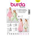 Patron Burda 9460 - Burda kids : Robe et combinaison du 92 à 116cm