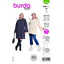 Patron Burda 5866-Robe & tee-shirt