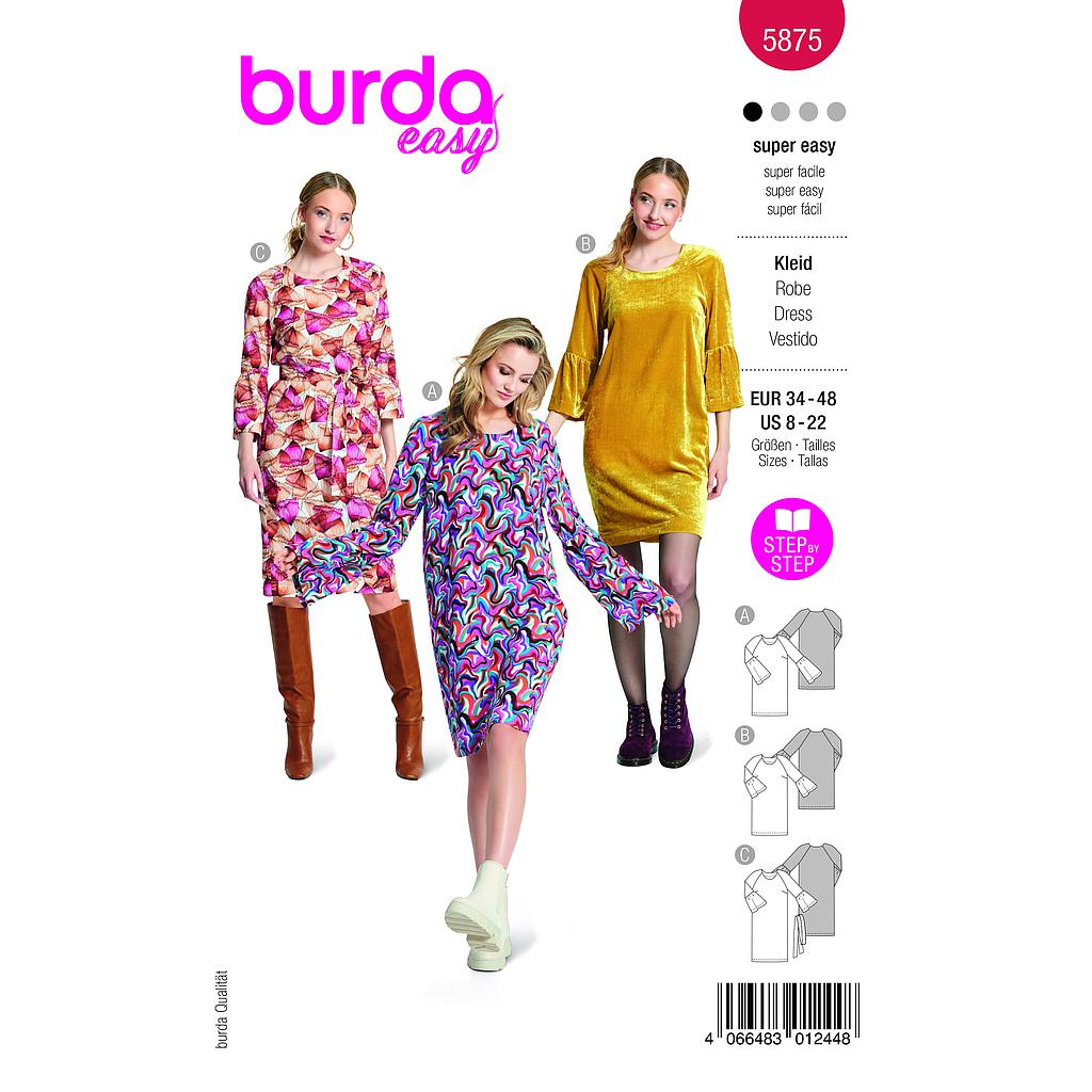 Patron Burda 5875-Robe
