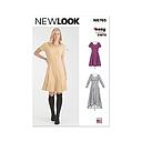 Patron New Look 6765 - Robe en tricot du 38 au 50 FR