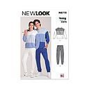 Patron New Look 6772 - Haut et pantalon unisex du 36 au 54 FR