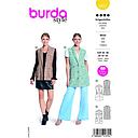 Patron Burda 5827 - Gilet a revers allongé du 36 au 46 FR