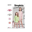 Patron Simplicity 9721 - Vestes, Jupes et shorts du 32 au 44 FR