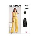 Patron New Look 6779 - Brassière et Pantalon pour Jeunes Femmes