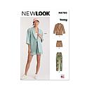 Patron New Look 6780 - Veste, Short et Pantalon pour Jeunes Femmes