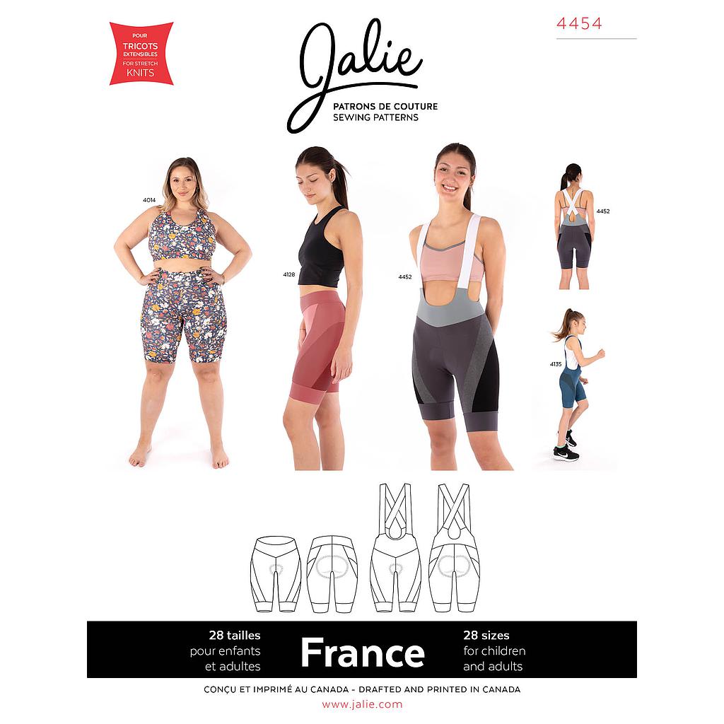 Patron Jalie 4454 - Cuissard de vélo