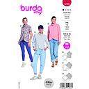 Patron Burda 5790 - Trois variantes de t-shirts