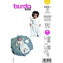 Patron Burda 9221 - Robe de baptême pour enfants