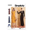 Patron Simplicity 9820 - Robes en tricot et boléros pour dames
