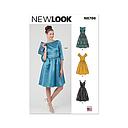 Patron New Look 6786 -  Robes Avec Ceinture et Sac pour Jeunes Femmes