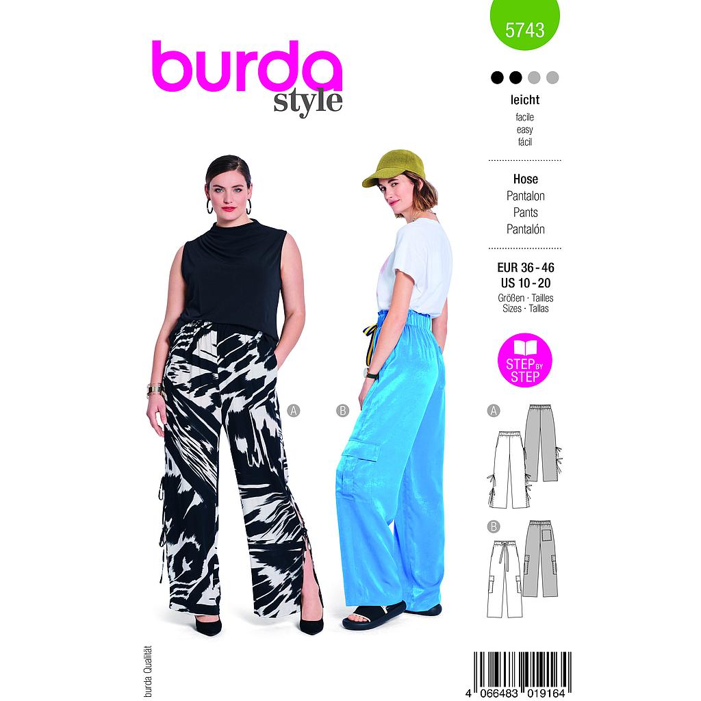 Patron Burda 5743 - Pantalon