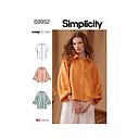Patron Simplicity 9952 - Chemise pour femme