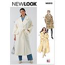 Patron New Look 6810 -  Manteau avec ceinture