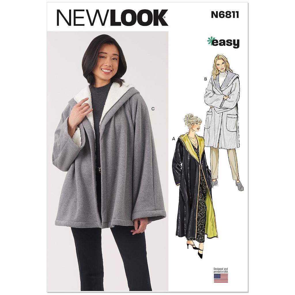 Patron New Look 6811 -  Manteau et veste
